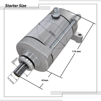 Starter Motor for Yamaha GRIZZLY YFM450 YFM600 KODIAK YFM400