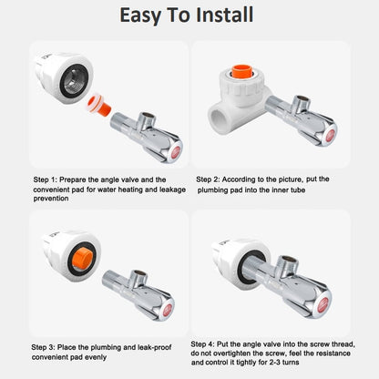 10pcs Tape-free Leak-Proof Tap Sealing Ring PPR Gaskets Pipe Plugs End
