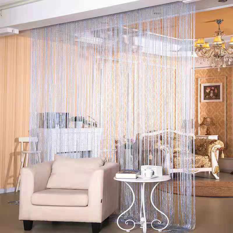 String Curtain Tassel Decoration Door Curtain Fly Screen Room Window Divider  -  1M x 2M