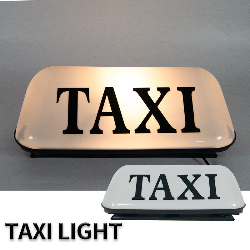 Ready to Plug in 12V DC Magnetic Taxi Roof Top Sign Light