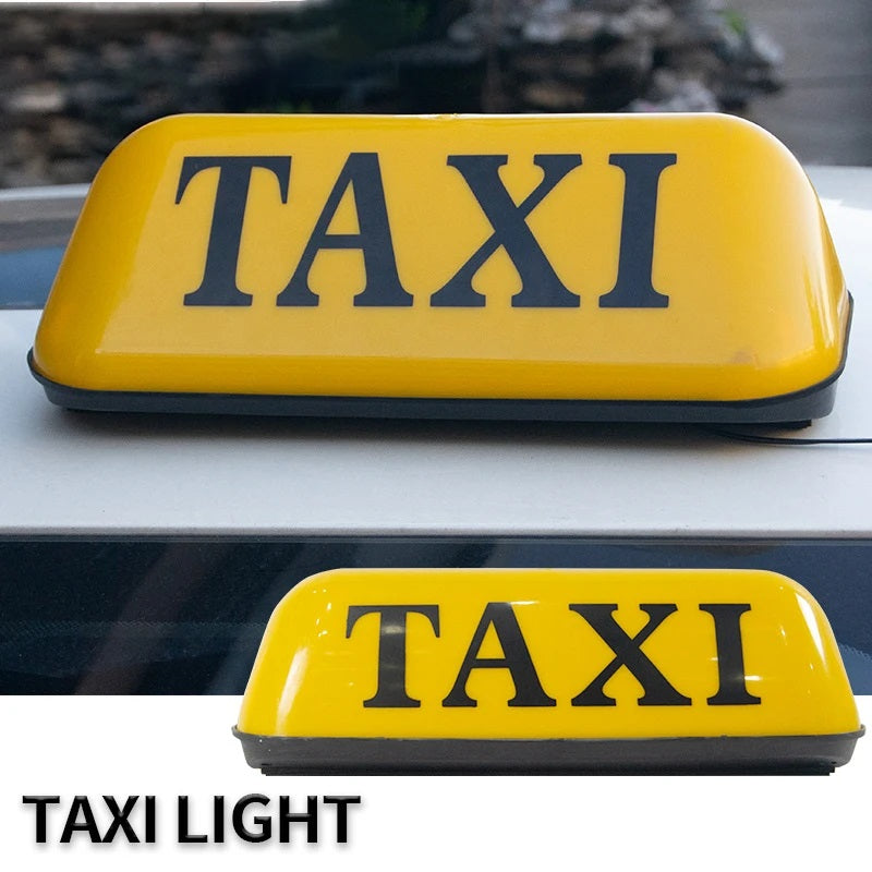 Ready to Plug in 12V DC Magnetic Taxi Roof Top Sign Light