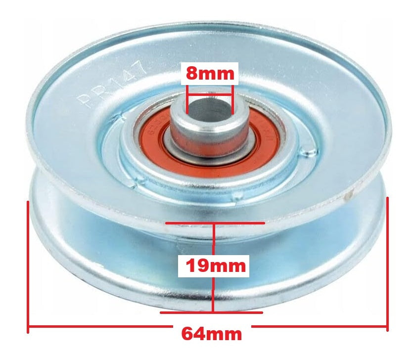 V Idler Pulley Replace For 179050 199532 186007 Husqvarna CTH151 CTH1736