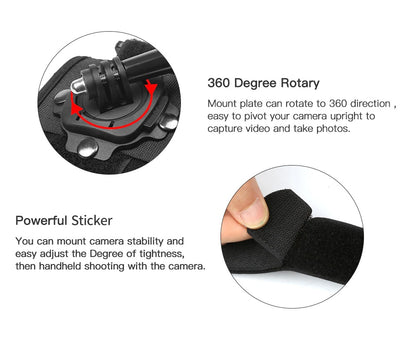 360 Degree Rotation Wrist Strap for GoPro