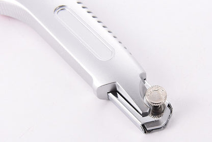 Heavy-duty Screw Lock Cutter Knife with 5 Snap-Off Blades