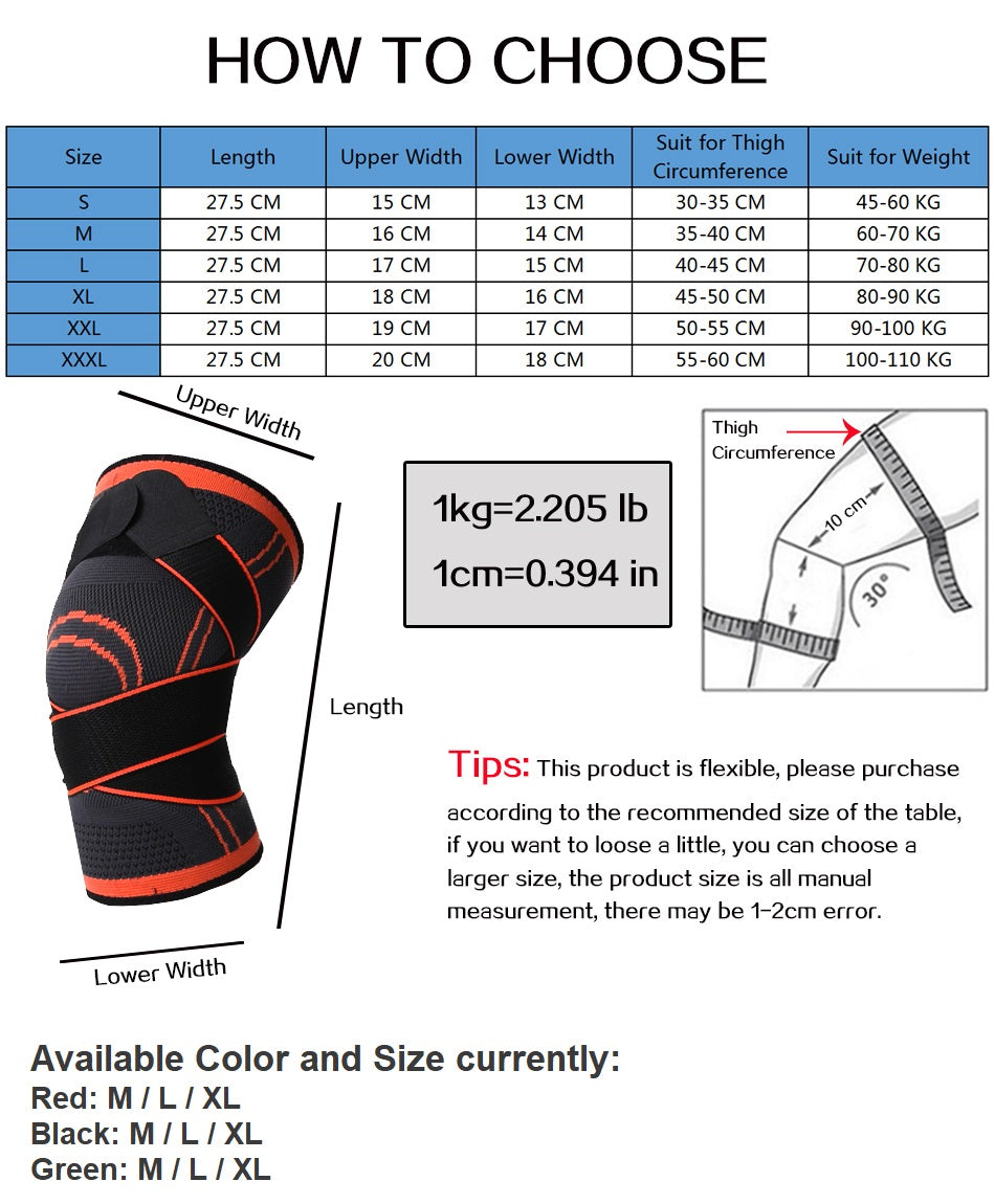 1pc Elastoplast knee support with pressure pads