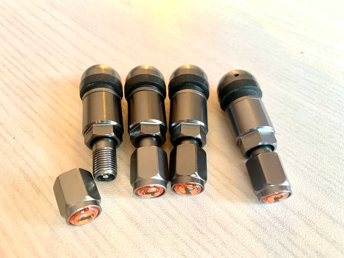 4 pcs aluminium alloy tubeless tyre valves